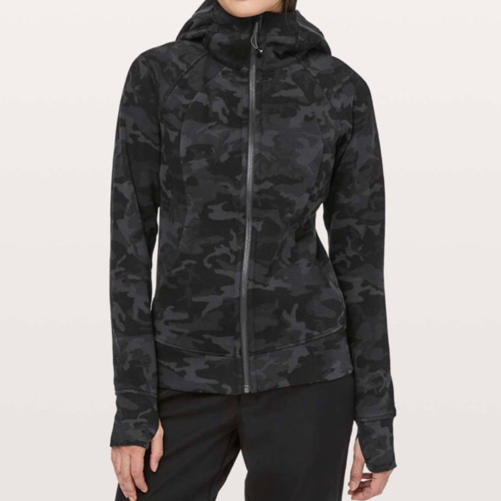 Lululemon Scuba Hoodie *Light Cotton Fleece
Incognito Camo Multi Grey in size 6